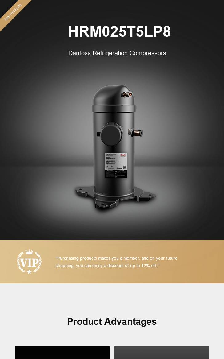 Danfoss Compressor HRM025T5LP8, technical parameters pdf, structure diagram